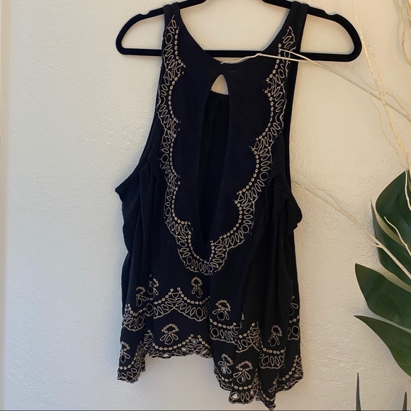 FREE PEOPLE Flowy Razor Back Eyelet Detailed Tank - Picture 8 of 13